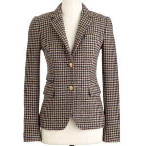 J Crew Schoolboy Houndstooth Blazer
